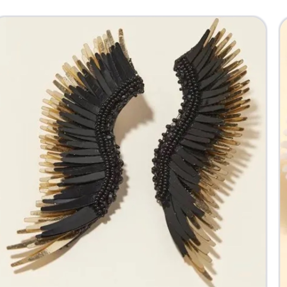 mignonne gavigan earrings black and gold